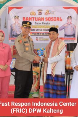 SAMBUT HUT BHAYANGKARA KE-80, KAPOLRES SERUYAN PIMPIN ANJANGSANA DAN SERAHKAN TALI ASIH KEPADA PURNAWIRAWAN DAN WARAKAWURI POLRI