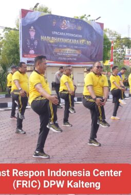 POLRES SERUYAN GELAR OLAHRAGA BERSAMA SELURUH PERSONEL, JAGA KEBUGARAN DAN SOLIDITAS