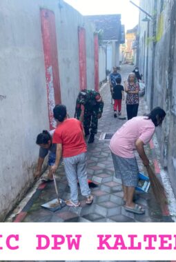 Kopka Sarifudin Bersama Warga Kepanjenkidul Gelar Kerja Bakti Bersama, Wujudkan Lingkungan Asri